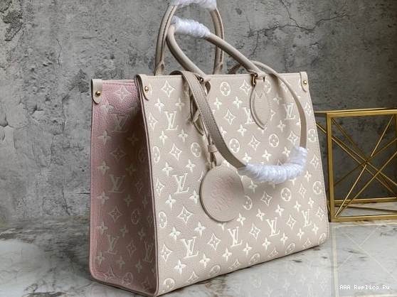 AAA Pruses Bags MM VUITTON ONTHEGO LOUIS 0727